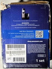 Panasonic KX-TGD810B Cordless Phone Advanced Call Block 1 Handset Bilingual ID