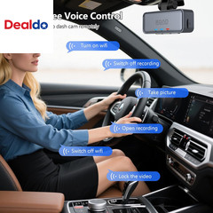 4K Mini Dash Cam Front，Front Dash Camera for Cars，Wifi Car Camera with Voice Con