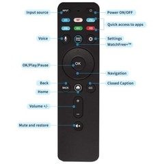 2Pcs Voice remote For ALL Vizio smart TV D/ V/ M sereis VUDU/NETFLIX/XUMO/HULU