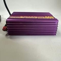 Rally 400 Watt Power Inverter 12V DC To 120V AC No. 7274 Purple