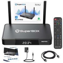 🔥SuperBox S6Pro with all channel no S7Pro Same Day Shipping CA VS vSeeBox v5pro