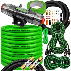Car Audio Set: 2x 6.5″ Midrange Speakers + 2x Super Tweeters + 1600W Amplifier