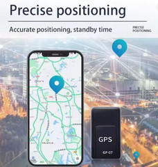 1pc Black Mini GPS Locator Magnetic Car Anti-Theft Tracking Device – NEW