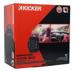 2 KICKER 10″ L7T Subs in Box Fits 09-17 F150 Super Crew+2017 F250/350 Super Duty