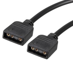50cm Length ARGB Splitter Cable Female to Female 3 Pin Extension Wire, 2Pcs