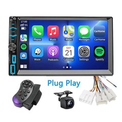 Car Radio Stereo GPS Navi Wiireless Apple Carplay For Toyota Tacoma 1998-2004