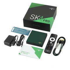 UGOOS SK4 PRO TV Box Android 14 4G 64G WiFi 100M BT5.4 AV1 VP9 H.265 4K HDR Box