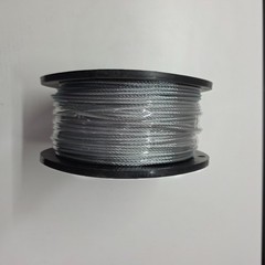 DAYTON Galvanized Steel Cable 1DLA2B 7×7 Stranc Core 1/8in x 500ft 340lb Capa.