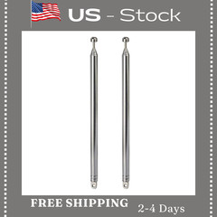 2pk 7 Sections Telescopic 74cm AM FM Antenna Portable Radio Antenna Replacement