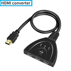 3 Port HDMI Splitter Cable 1080P Switch Switcher HUB Adapter HDTV PS4 Xbox US