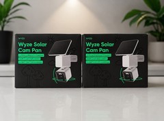 Solar Pan Cam 2-Pack, Solar Outdoor Home Security Camera, with 2K HD Color Night
