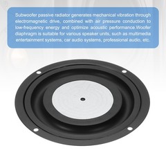 2 Pcs Passive Radiator 4 Inch Round Woofer Vibrating(with 8pcs Screw)