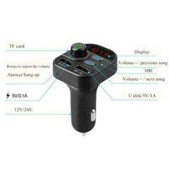 Bluetooth Car Wireless Adapter FM Transmitter MP3 Radio Car Kit 2 USB Charger
