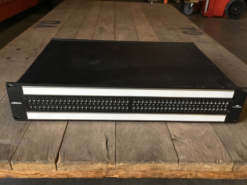 Bittree BIT-969S003 12 in. B96DC-NNSST-E3 M2OU12B 2RU 2 x 48 in. 2RU TT Patchbay