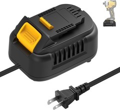 500W AC 110V to DC 20V Converter Wired Plug for Dewalt 20V 18V Cordless Tools
