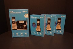 AT&T 2-Line Cordless Phone Answering System TL88102 – 4 Phones – NEW/SEALED!