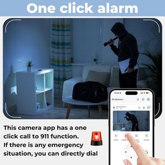 4-Pack Wireless 5G WiFi Security Camera System Smart Outdoor Night Vision 1080P