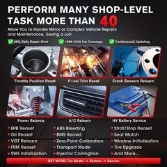 2024 Autel MaxiCOM MK900BT PRO Auto Diagnostic Scanner Tool 40+ Reset CANFD/DoIP