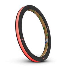 4 DS18 6.5″ Speaker Rings RGB LED LRING6 Clear Plastic Plexiglass 1/2″ Spacer