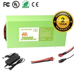 H HAILONG 36V 48V 52V 12Ah 20Ah 30Ah Li-ion Battery for 200-2000W motor
