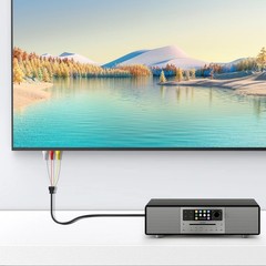 SAISN HDMI to RCA Converter Cable 1080P for Old TV, Male to Male Composite AV…