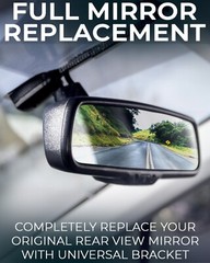 Rear View Mirror with 10″ LCD Screen & 1080p Dash Cam + 1080p Backup Camera