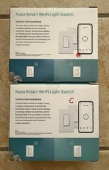 LOT OF 2 TP-Link Kasa Smart HS210 3-Way Wi-Fi Dimmer Switch Kit HS210 KIT Ver c0