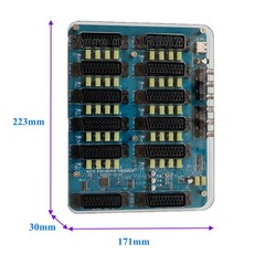EUR SCART Automatic 10 In 3 Out Distributor Converter Automatic Divider Board