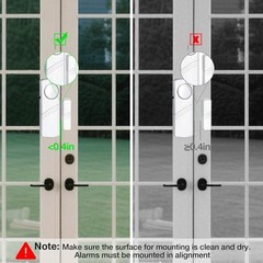 Portable 90dB Door and Window Alarm Set – Ultimate Protection 5 Pack