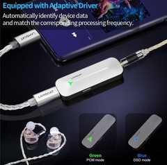 Portable Headphone Amp, Balanced 2.5mm Output LC3100 Series, Mini HiFi DAC Ch…