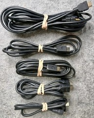 Huge Audio Video Cable Lot HDMI RCA S-Video Power AV Monster Cambridge…