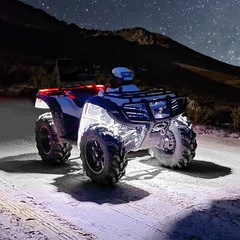 MICTUNING C2 Curved 12 Pods Pure White LED Rock Lights Truck Underglow Neon Kits