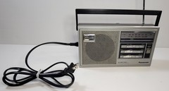 VTG Panasonic RF-559 AM/FM Portable Radio w/ Handle AC/Battery Tested Working