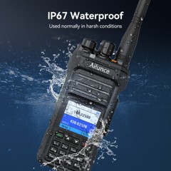 Ailunce HA1UV Dual Band Ham Handheld Radio Transceiver NOAA Waterproof Outdoor