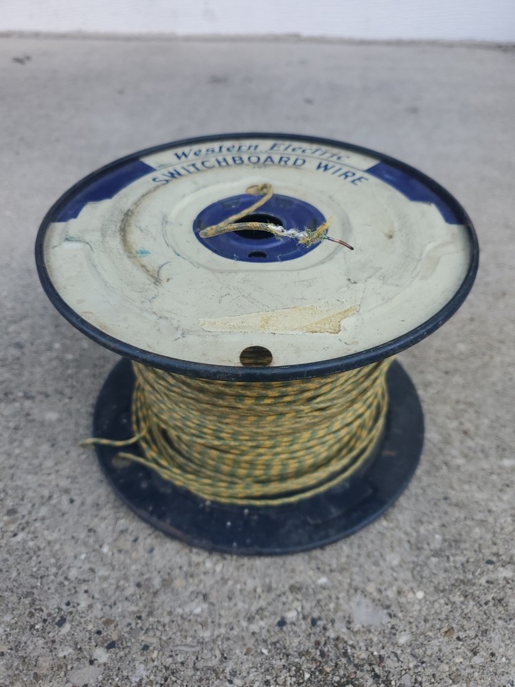 50ft Run Vintage Western Electric 22GA Silk Enameled Wire