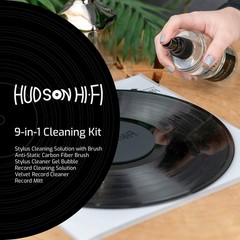 Hudson Hi-Fi Vinyl Record Cleaning Kit – All Essential Vinyl Record Player Acces
