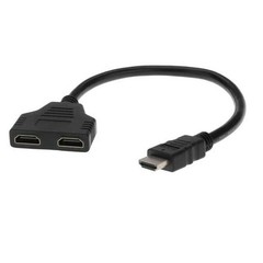 HDMI Port Male to Female 1 Input 2 Output Splitter Cable Adapter Converter 1080P