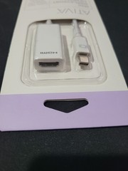 Ativa Mini DisplayPort to HDMI Pigtail Adapter -White- New!