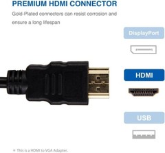 HDMI to VGA, HDMI Male to VGA Female Converter 1080P Video Adapter