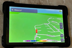 RAND MCNALLY TND 1050 TND1050 10″ TRUCK GPS RECEIVER LIFETIME LATEST MAPS LOADED