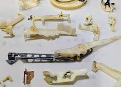 15 Original OEM Interior Plastic & Metal Parts For Technics SL-3300 Turntable