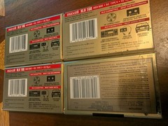 Maxell XLII-S 100 Lot Of 4 Type II Blank Audio Cassette Tapes Japan NEW Sealed +
