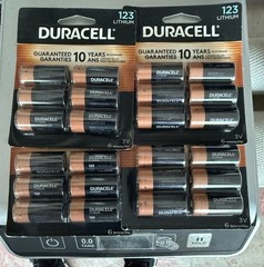 2 Pks – Duracell Lithium 123 3V Battery 12 TOTAL EXP 2030 New/Sealed FREE SHIPPI