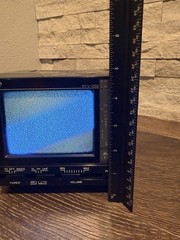 Vintage D&S RTV-002 4.5″ B/W Mini TV & AM/FM Radio Retro 1991 Prop Tested Works!