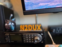 Personalized Ham Radio Callsign Plaque Custom 3D Printed Amateur Radio Desk Sign