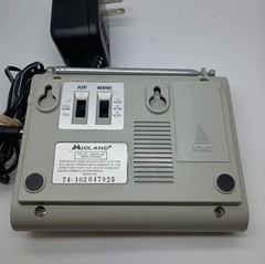 Vtg Midland Weather Monitor Radio Shack 74-109 BAT Tested GREAT NOAA