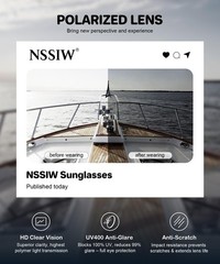 NSSIW Sunglasses Men Polarized Sunglasses-for-Men: Tortoise Gold/Dark Green