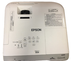 Epson PowerLite 980W 3LCD 610 NORMAL AND 30 ECO HOURS W/POWERCORD