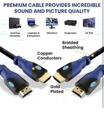 30ft. Aurum Ultra Series High Speed HDMI Braided Nylon Shielded Cable