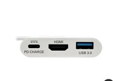 NEW Tripp Lite USB-C to HDMI Video Adapter USB-A USB-C Charging Ports Converter